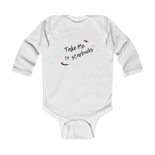 Load image into Gallery viewer, Take Me to Starbucks Infant Long Sleeve Bodysuit
