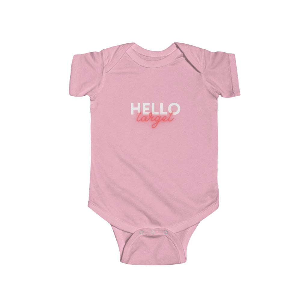 Hello Target Infant Fine Jersey Bodysuit