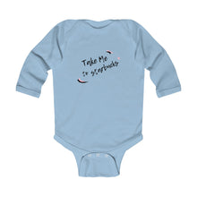 Load image into Gallery viewer, Take Me to Starbucks Infant Long Sleeve Bodysuit
