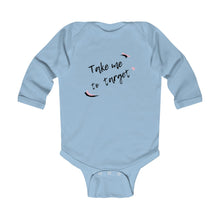 Load image into Gallery viewer, Take Me to Target Infant Long Sleeve Bodysuit
